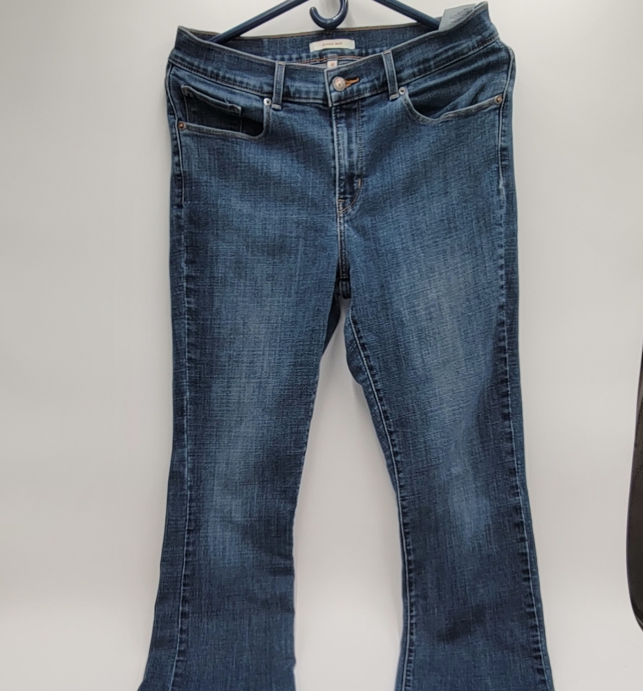 Levi's Blue Bootcut Leg Jeans